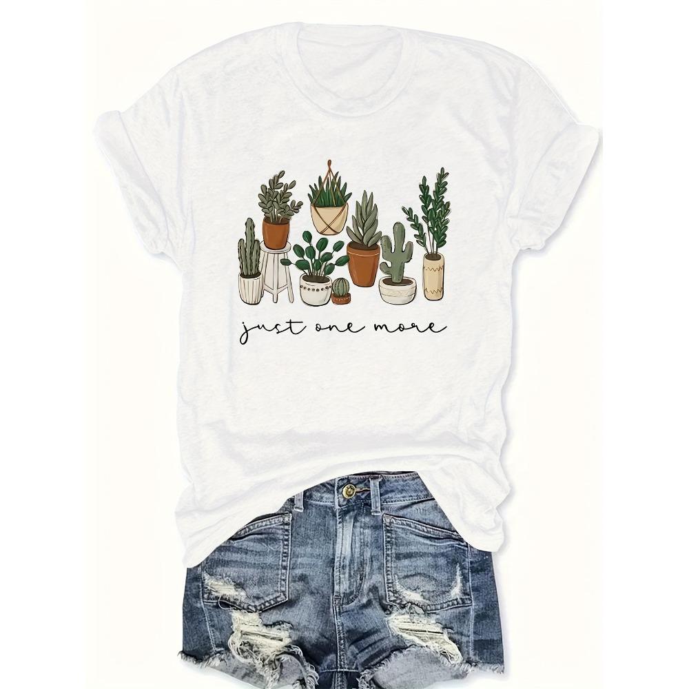 

Retro Plant Graphic T-shirt Unisex Mushroom Witchcraft Shelf Printing Casual Short-sleeved Summer T-shirt S