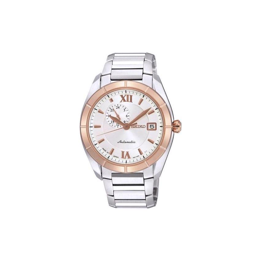 SEIKO Presage Automatic Mechanical Movement Stainless Steel Strap Watch Men s Watches White Dial SSA012J1