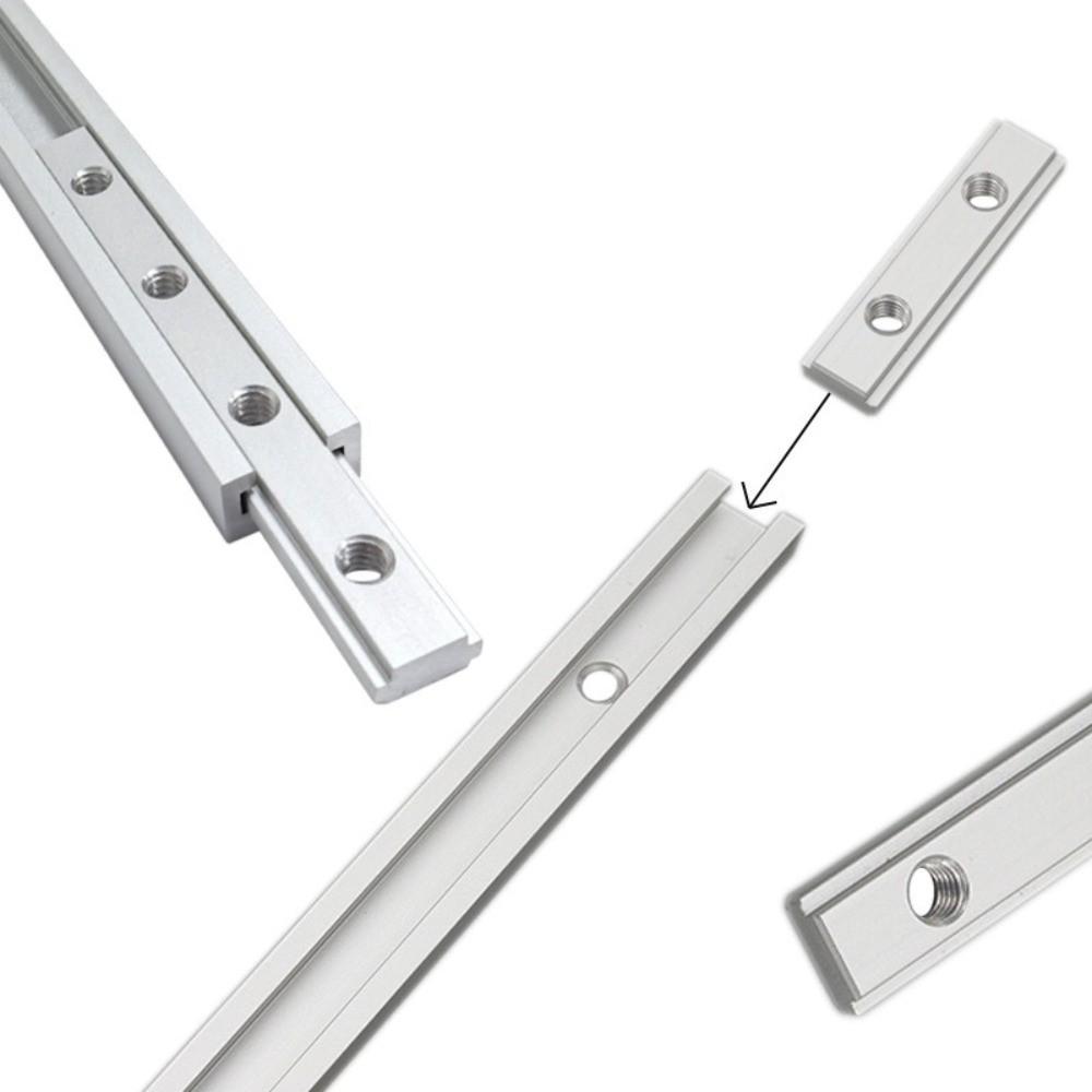 19 T-Slot T-Slot Guide Rail M6 Double Groove Slider Track Slot Miter Track Jig DIY Workbench