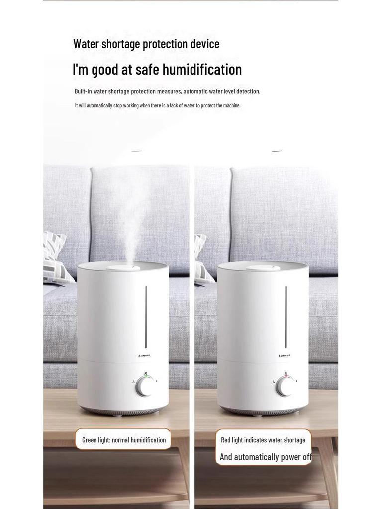 Chigo Silent Humidifier for Bedrooms: Large Capacity, Ideal for Babies, Pregnant Women, and Small Aromatherapy Rooms.