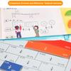 1 Set Magnetic Fraction Demonstration Book Fraction Learning Magnetic Tiles Circles