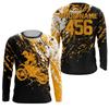Free Custom Women Motorcycle Off-Road Oversized Racing Riding Suit Mountain Speed Control Motorcycle Men's Long Sleeved T-Shirt