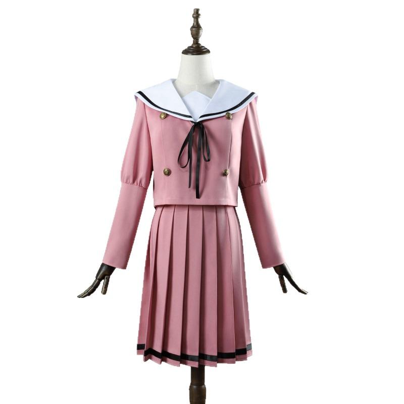 Incense flowers bloom, and chestnut smoked clothes girl student cosplay full set