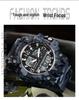 SANDA Youth Camouflage Sports Watch - Cool Dual Display, Waterproof Men's Electronic Watch