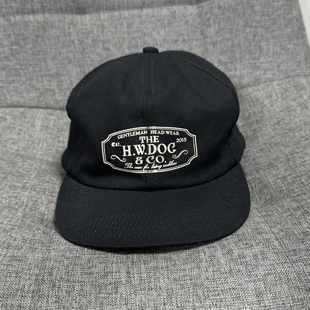 

[USED] THE H.W.DOG & CO. Black Cap Size 38