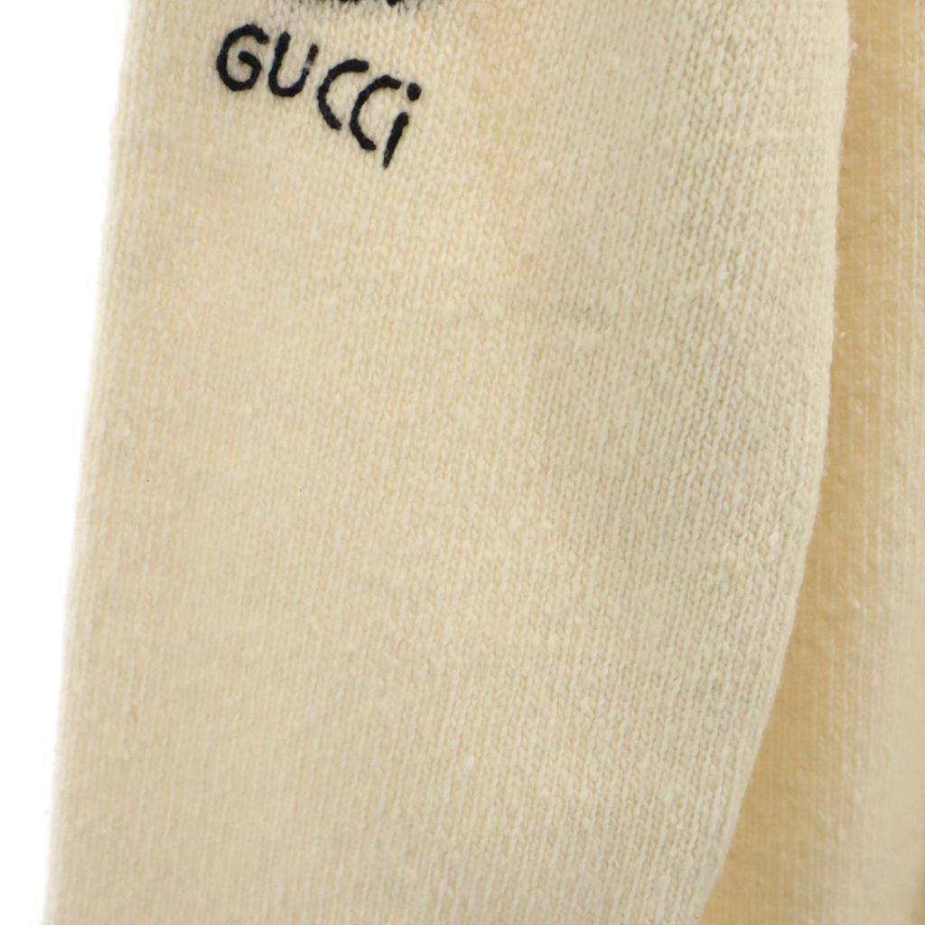 Gucci Made In Italy Tiger Long Sleeve Sweater M Ivory 522644 Knit Men's Used