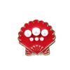 Pearl Brooch: Shell, Coconut Tree, Cactus, Pineapple, Pumpkin Carriage Badge