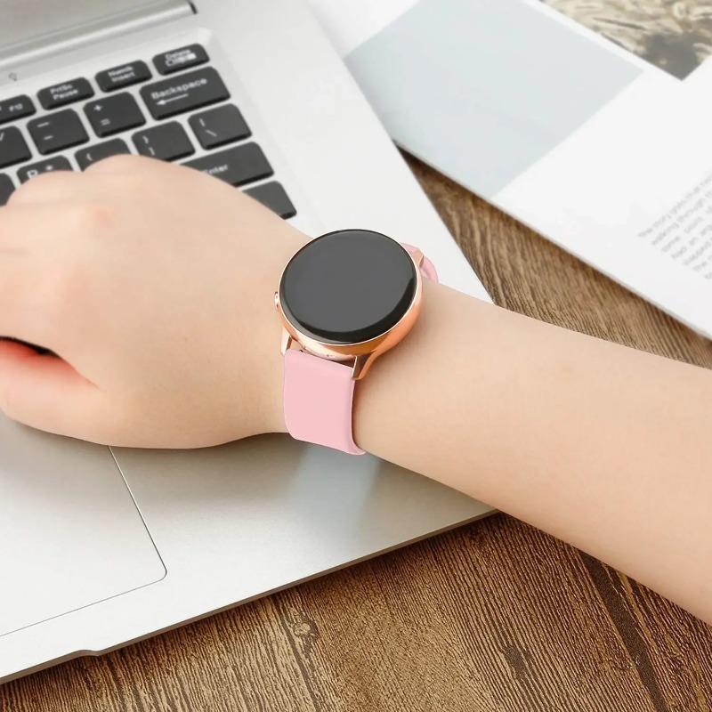 18/20/22mm Silicone Strap For Huawei Watch 5 GT6-5-4 Pro 46mm 41mm 42mm Sport Bracelet Wristband For Xiaomi Watch S4 41mm Correa