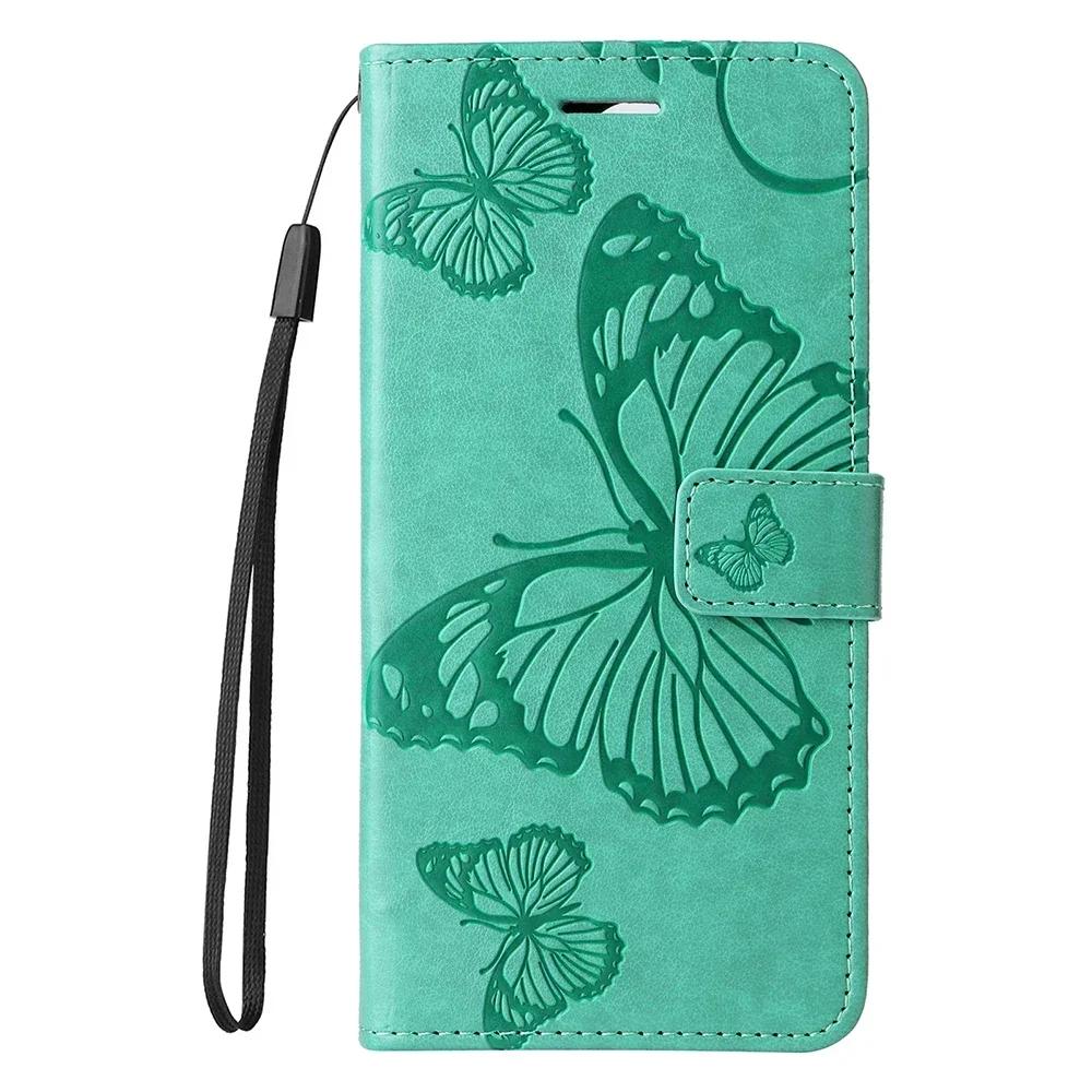 3D Embossed Pattern Flip Case For Moto G06 G56 G86 G05 G15 G55 G85 Stand PU Leather Wallet Cover Card Holder Strap