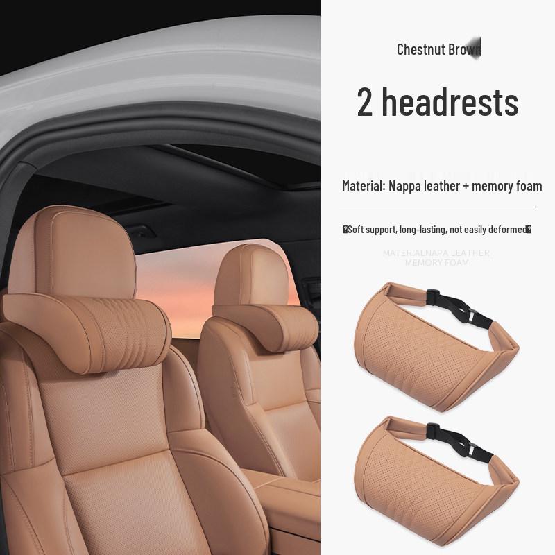 Xpeng P7/P5 Headrest Neck Pillow & Lumbar Support Cushion for Comfort in Car Interior