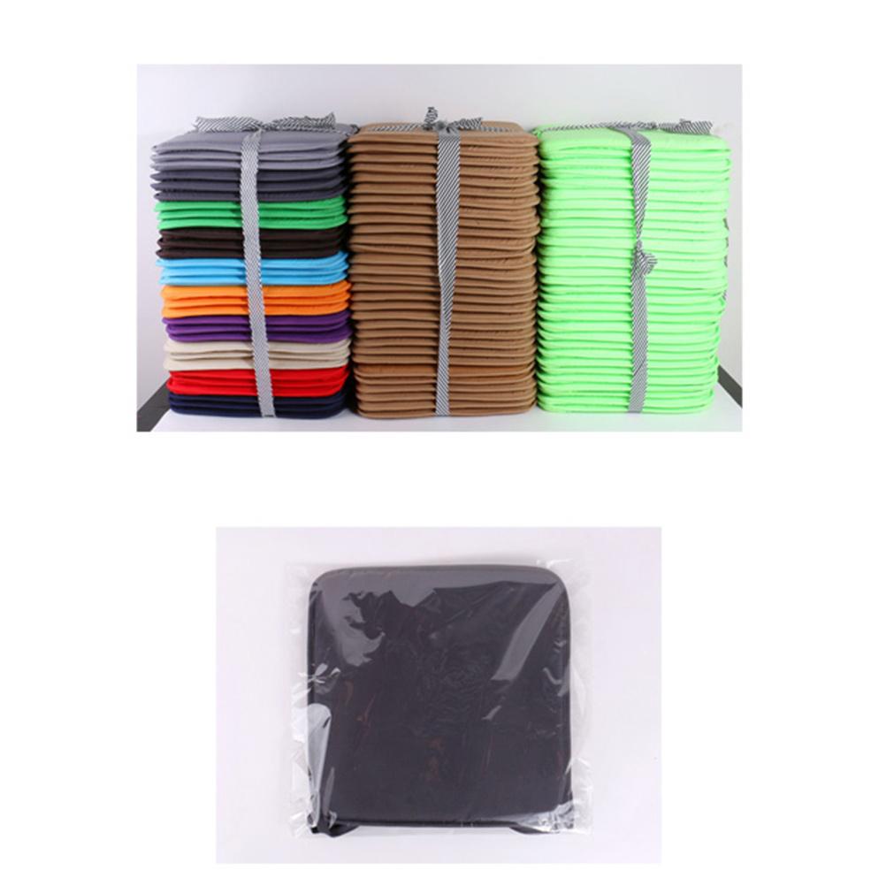 1Pcs Round Seat Cushion Orange Thick Sponge Seat Pad Diameter 30cm for Home Sofa Chair Dining Room Office Outdoor