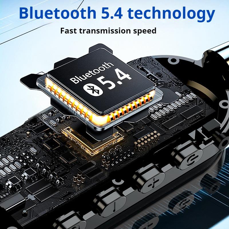 HD Screen 50H Play Time Stereo Sound Earphones Magnetic Bluetooth Earbuds Wireless Headphones Sports Gaming Neck-hanging Headset