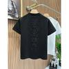 Sommer Top Mode Stickerei Neutral Kurz O-Ausschnitt Lässig Hip Hop Schwere Textur Baumwolle Ins Locker Herren T-Shirt
