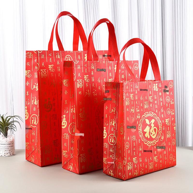 ZISIZ Festive Laminated Gift Bag