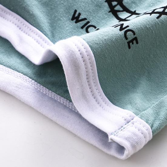 Muži Boxerské spodní prádlo Středně rostoucí elastický široký pás Šortky Kalhotky Kreslený potisk Slim Fit Spací prádlo
