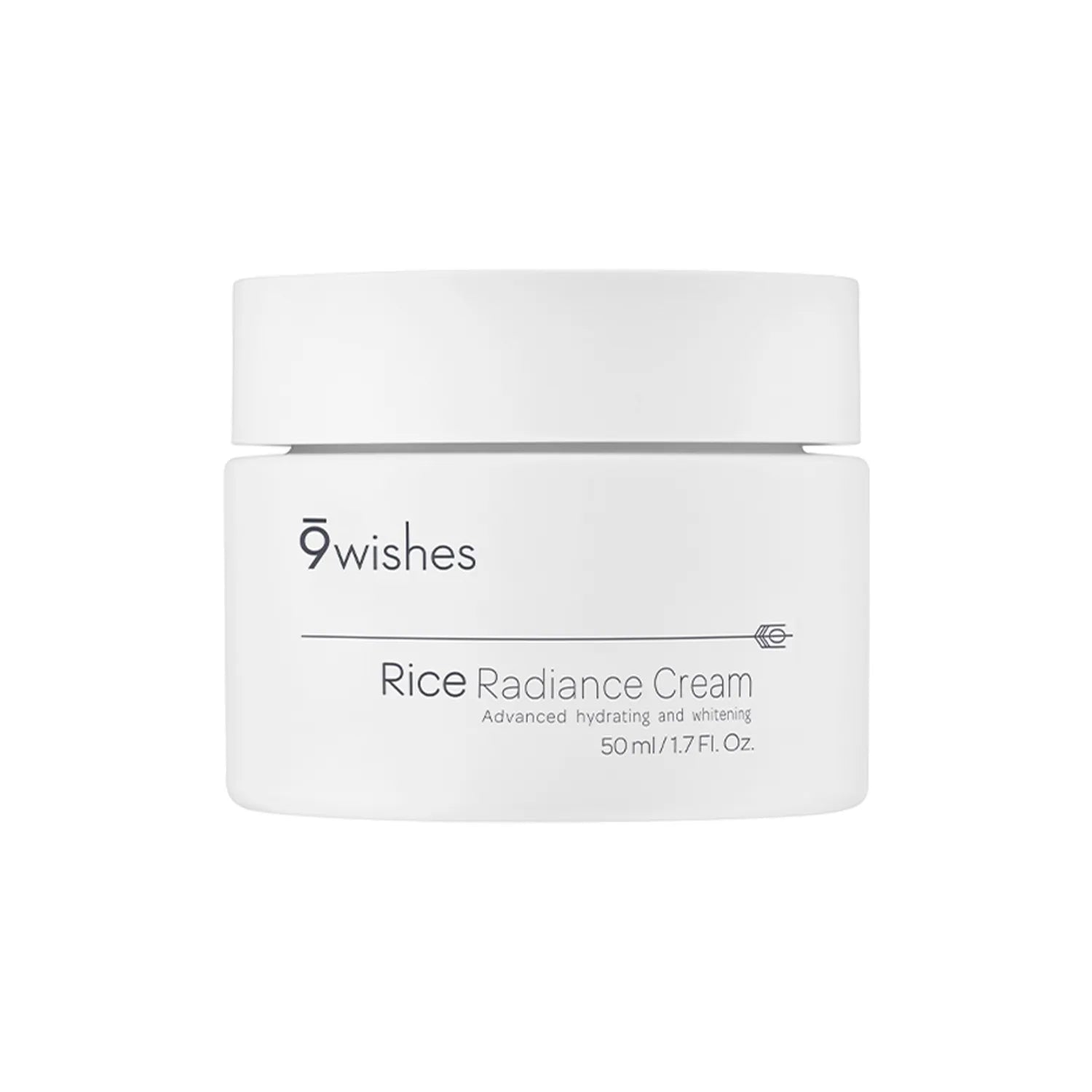 9wishes Rice Radiance Cream 50ml | Brightening, Boosting Radiance, Smoothing Texture 50ml