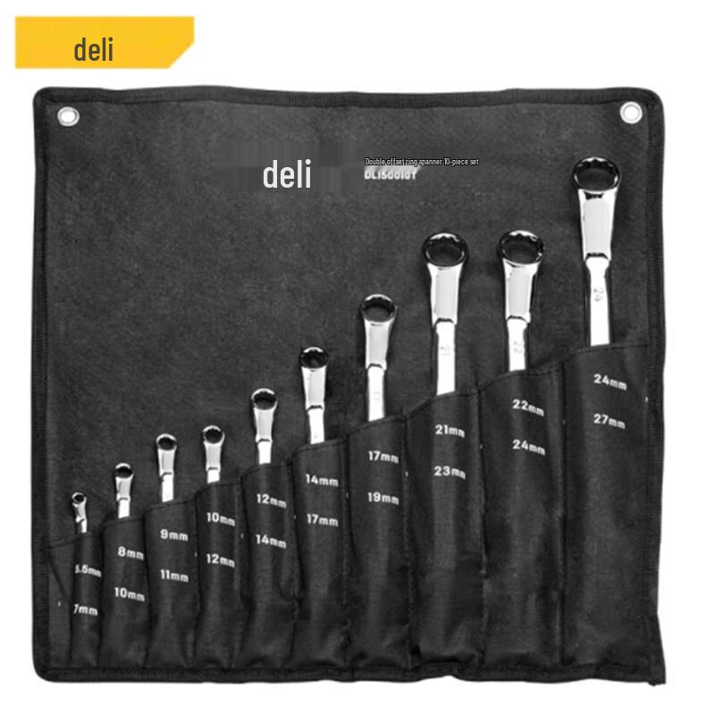 Deli 10-Piece Combination Wrench Set 10-Piece Set