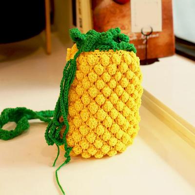 Pineapple Beach Leisure Hand Hook Bag