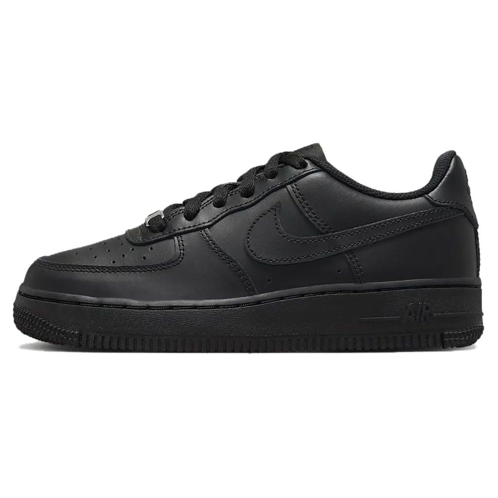 

Nike Air Force 1 LE GS Triple Black Kids Casual Shoes FV5951-001 35.5