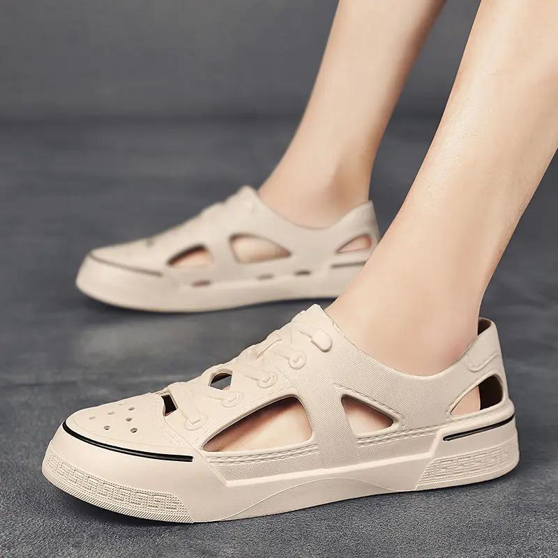 Fashion Outdoor Shoes for Men Japanese Casual New Fashion Color Luxury 2025 Barefoot Pvc Comfortable Trend Design Buy H Eva Man Sandals