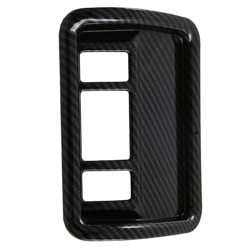 1pcs ABS Carbon Fiber LHD Headlight Control Cover For Subaru Crosstrek  2024 Car Accessories