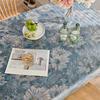 French Tpu Waterproof Oilproof And Anti-Scald Tablecloth Coffee Table Disposable Rectangular Household Tablecloth Light Luxury High-End