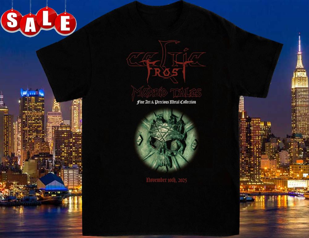 Футболка Celtic Frost 2025 s-5xl Черная Подарок Для Фаната Унисекс Футболка M