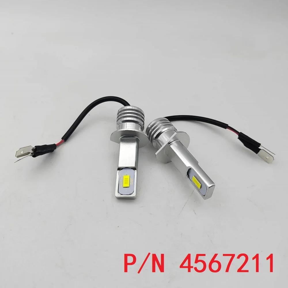 LED Headlight Bulbs For Yamaha YZF Zuma Vino Majesty Royal Road V Star Stryker Virago TMAX C3 WR250 TTR250 VMAX FZ1 Phazer