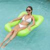 Inflatable Floating Row Pool Float Lounge Water Hammock Foldable Floating Mattress Saddle Lounge Chair Hammock Drift Chair