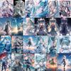 63PCS of Hatsune Miku Stickers for Anime and Cartoon-themed Water Bottles, Tablet PCs, and Waterproof Decorative Stickers