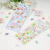 1Pcs Cartoon Animals Soft Puffy Butt 3D Stickers Diy Scrapbooking Journal Phone Case Decoration Sticker School Office Supplies