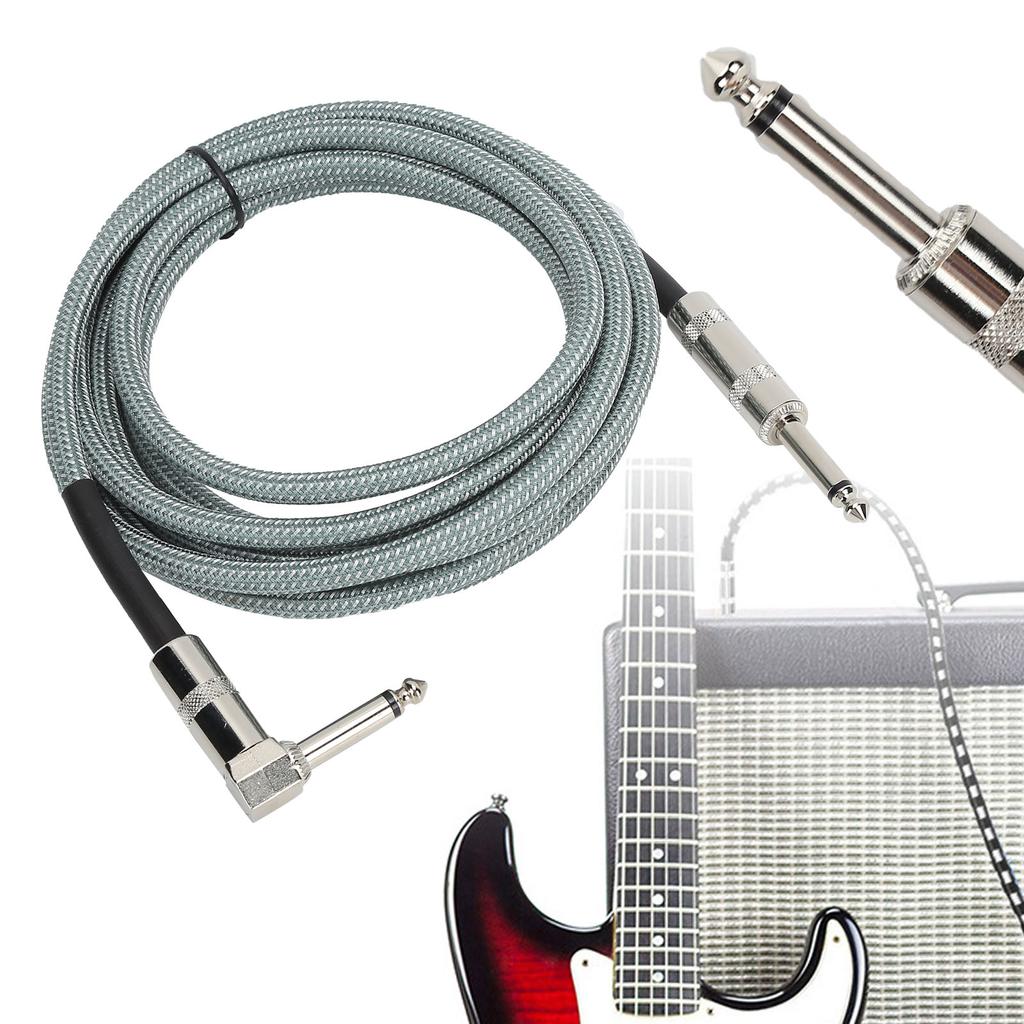 JORINDO Guitar Cable 6.35mm Male 1/4in Electric Musical Instrument Amplifier Cord Accessory