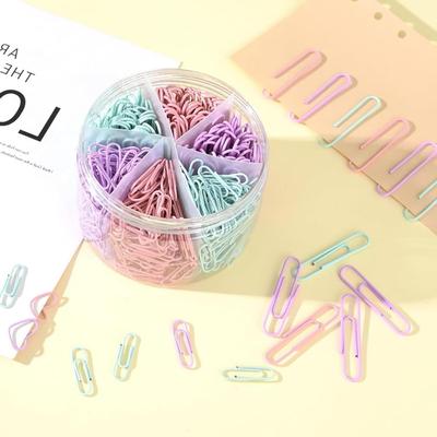 600Pcs Paper Clips, 1.1" Medium Macaron Colored Paper Clip,  Paperclips for Office School Supplies and Personal Use