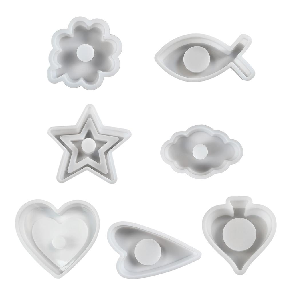 Irregular Shape Candlestick Mold Silicone Candle Holder Mould Easy to Demold Aromatherapy Mould Gypsum Home Ornaments