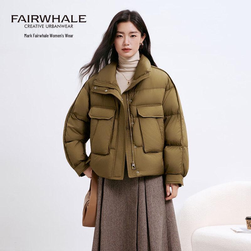 

Mark Fairwhale Women s Short Stand Collar Down Jacket S