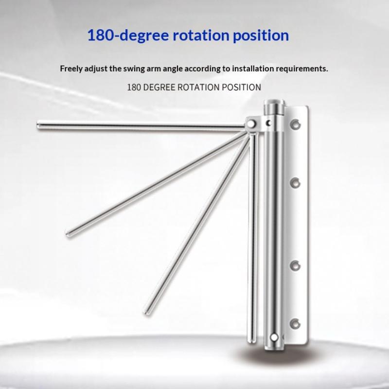 Easy Adjust Automatic Door Closer Stainless Steel Spring Silent Self Closing Hinge for Home Office Doors Holds Up to 25kg