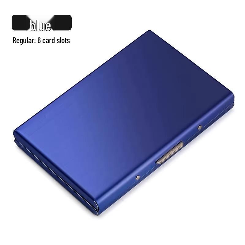 Portcard Ultra-Subțire Anti-Furt din Oțel Inoxidabil pentru Bărbați și Femei