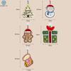 1PC Christmas Hand Towel Cartoon Gingerbread Man Snowman Socks Christmas Tree Gift Box Coral Fleece Towel Cleaning Cloth Rag