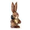 652F Easter Bunny Artificial Straw Rabbit Ornaments for Easter Theme Party Decorations Home Garden Wedding Ornaments Craft