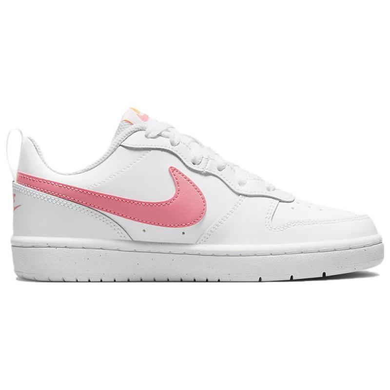 Nike Court Borough Low 2 White Coral Chalk GS Sneakers BQ5448-124