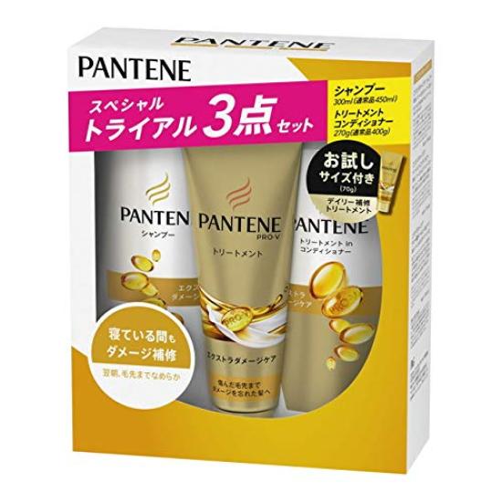 

Pantene Extra Damage Care Trial Pump System Pack P&G 3-Step