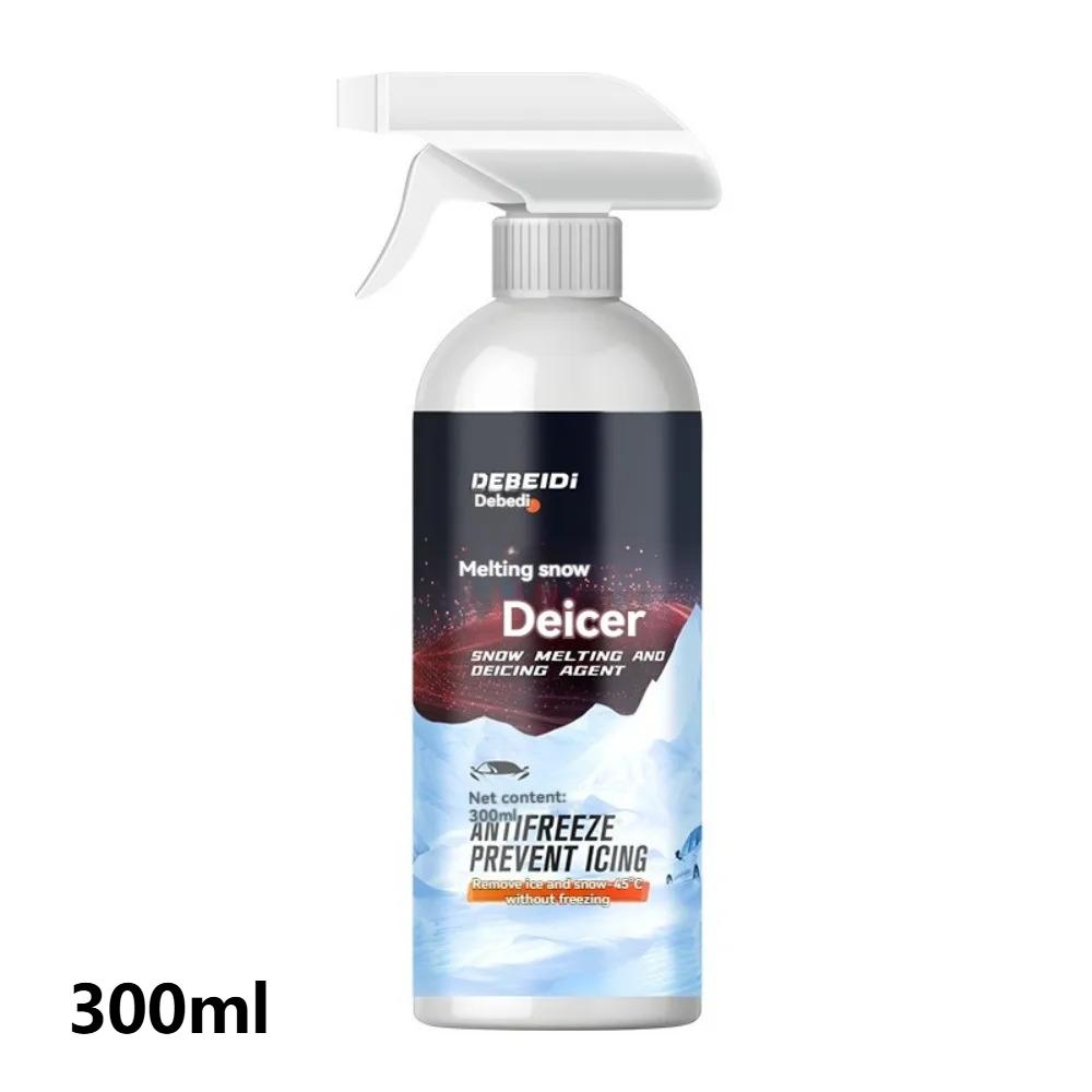 Enteiser-Spray für Autofenster -45°C Schnell wirkend Schnee schmelzend & Eisentferner für Windschutzscheibenglas, 300ml Winter Auto Frostschutz Auftau Flüssigkeit
