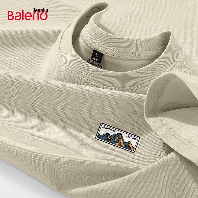 Baleno Men's Simple Mountain Series Short Sleeve T-shirt