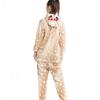Erwachsene Flanell Rentier Einteiler Pyjamas - Dicke Winter Homewear