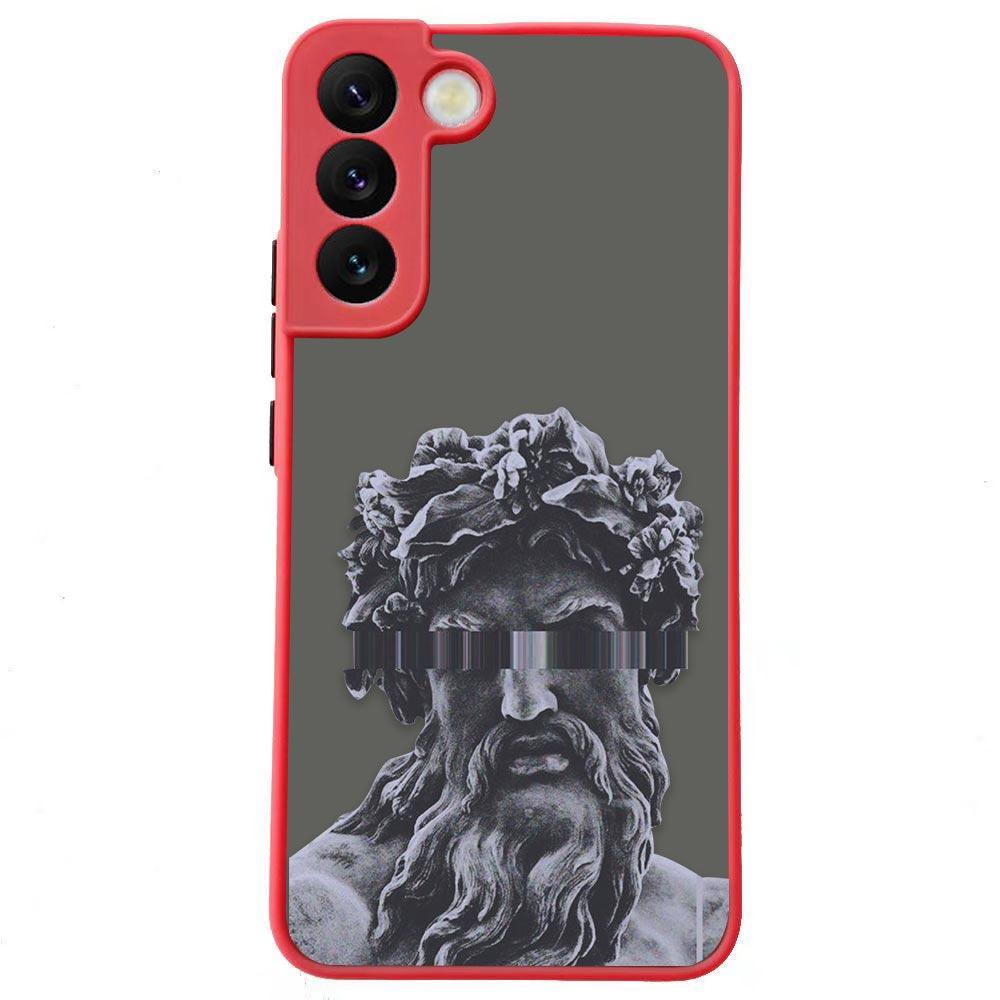 Vintage Classic Art Mona Lisa Shockproof Matte Phone Case For Samsung Galaxy S22 Ultra S21 S20 FE S10 S9 S8 S10E Plus 5G Cover