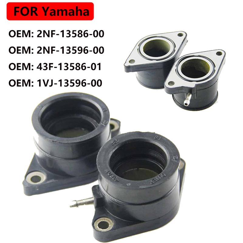 Moto Carburetor Intake Glue Manifold For Yamaha XT600 3PW XT600E XT600Z TT600E TT600K 2NF-13586-00 2NF-13596-00 43F-13586-01