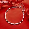 925 Sterling Silver Geometric Fashion Bracelet Gift Jewelry