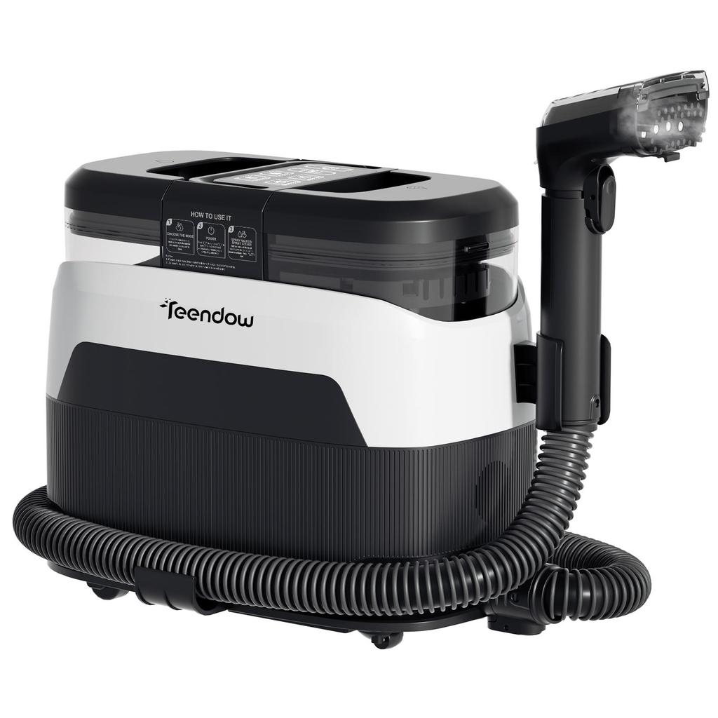 Teendow C6 MAX Household Fabric Cleaner,12kPa Powerful Suction, 3-in-1 Design,110℃ High-temperature Sterilization,4-meter Extra-long Power Cord