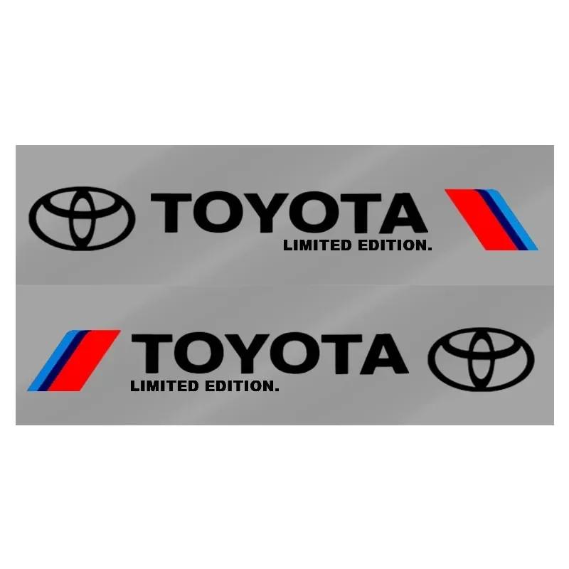 

2 шт. Наклейки для украшения кузова автомобиля, Персонализированные спортивные наклейки на двери для Toyota Trd C-hr Prado Rav4 Yaris Hilux Prius Avensis Corolla