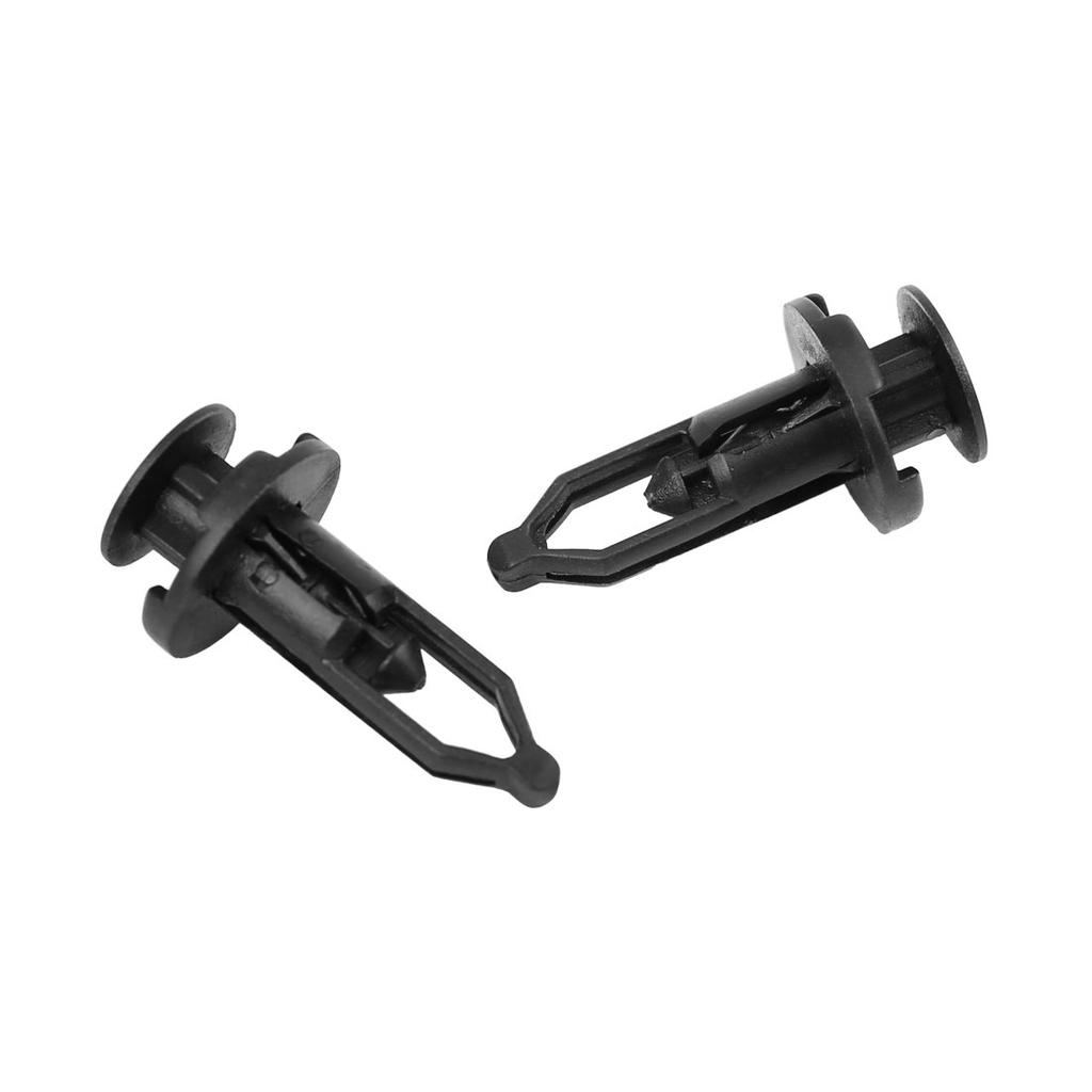 uxcell Clip Rivet Fender Fastener Bumper Push Rivet Nylon Black Compatible with Toyota 100pcs